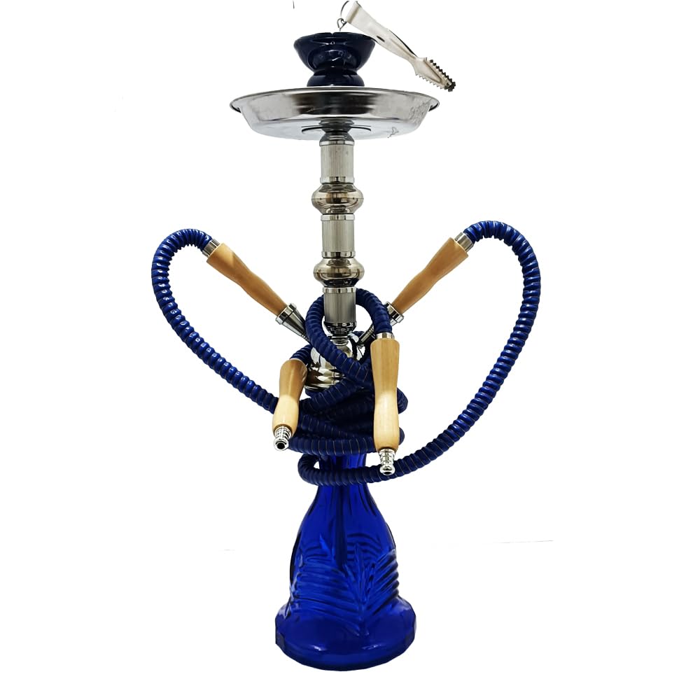 Super Hookah/Shisha - 2 Pipes (52cm) (Blue) : Amazon.co.za: Health